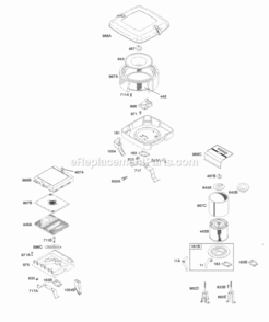 Page A Diagram and Parts List for 303447-1311-E1  Briggs and Stratton Engine